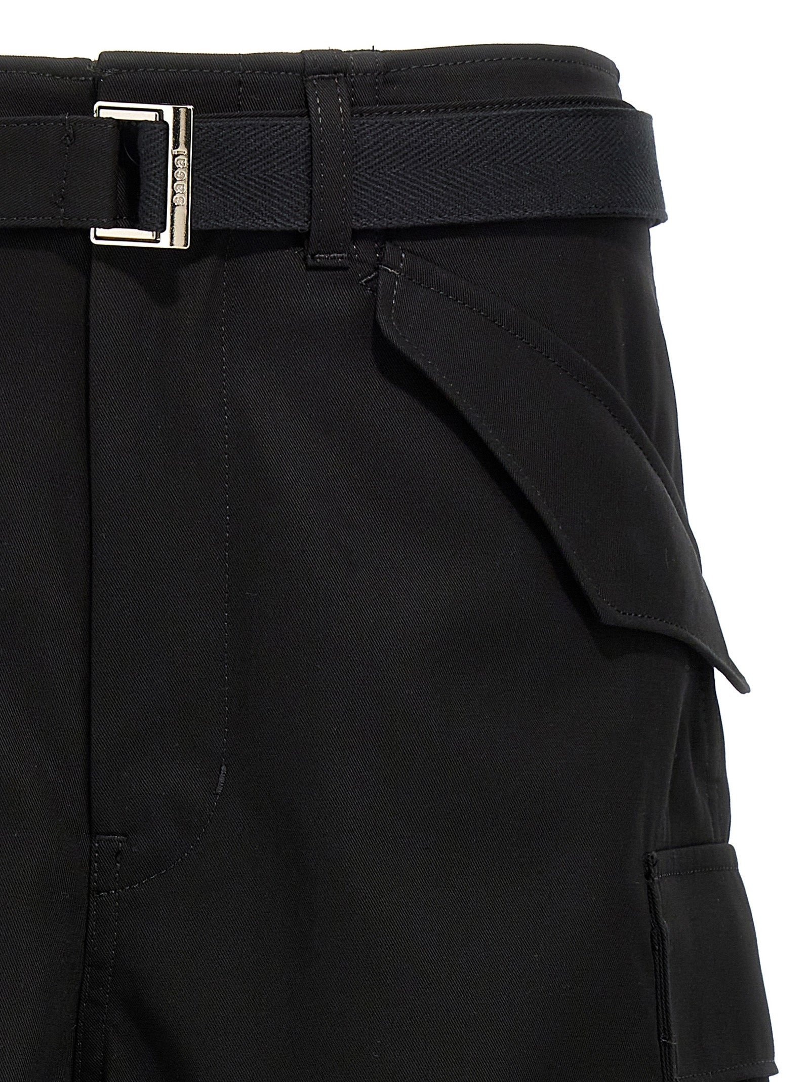 Sacai Men Cargo Bermuda Shorts - 3