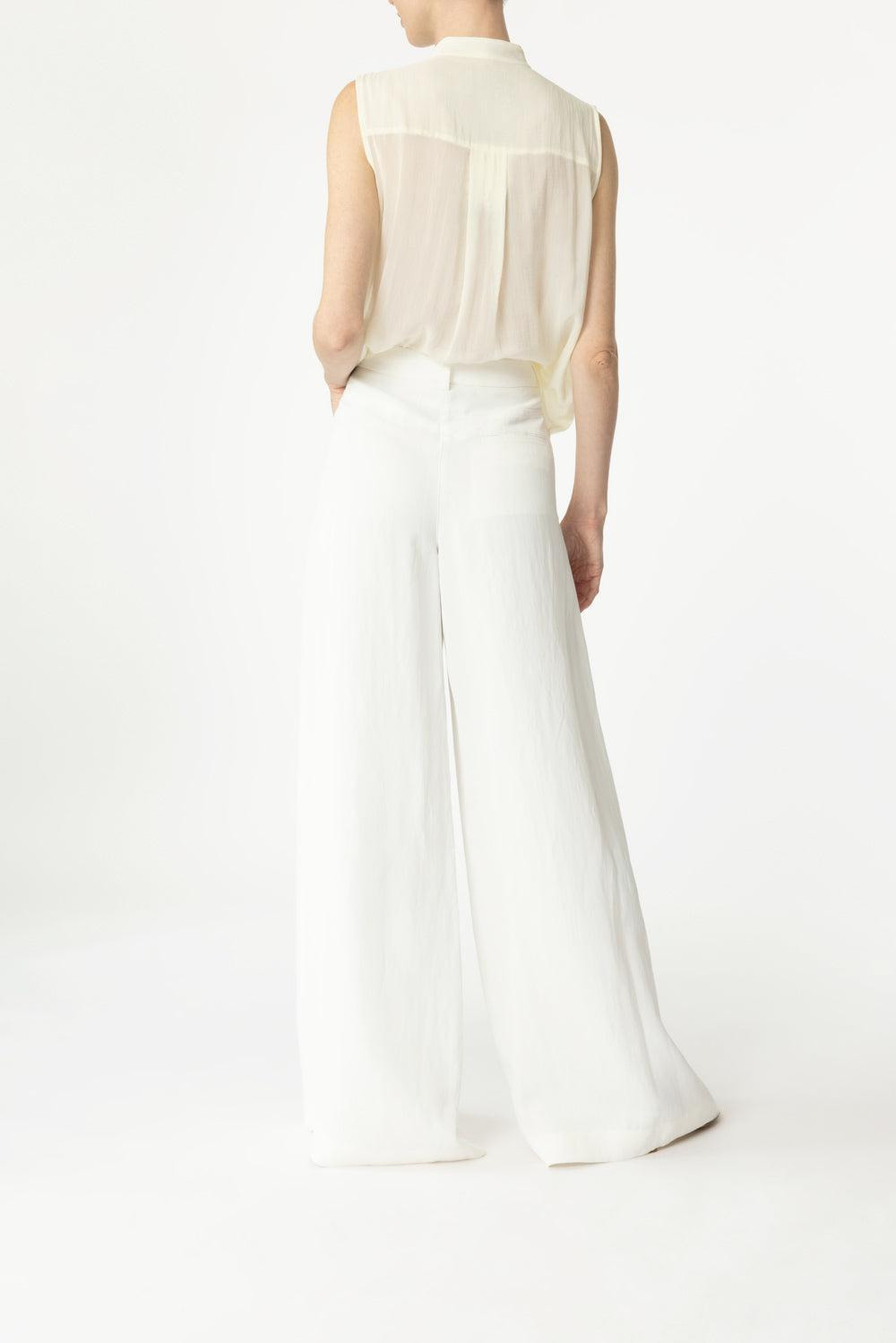Dee's Coated Linen Trouser - 4