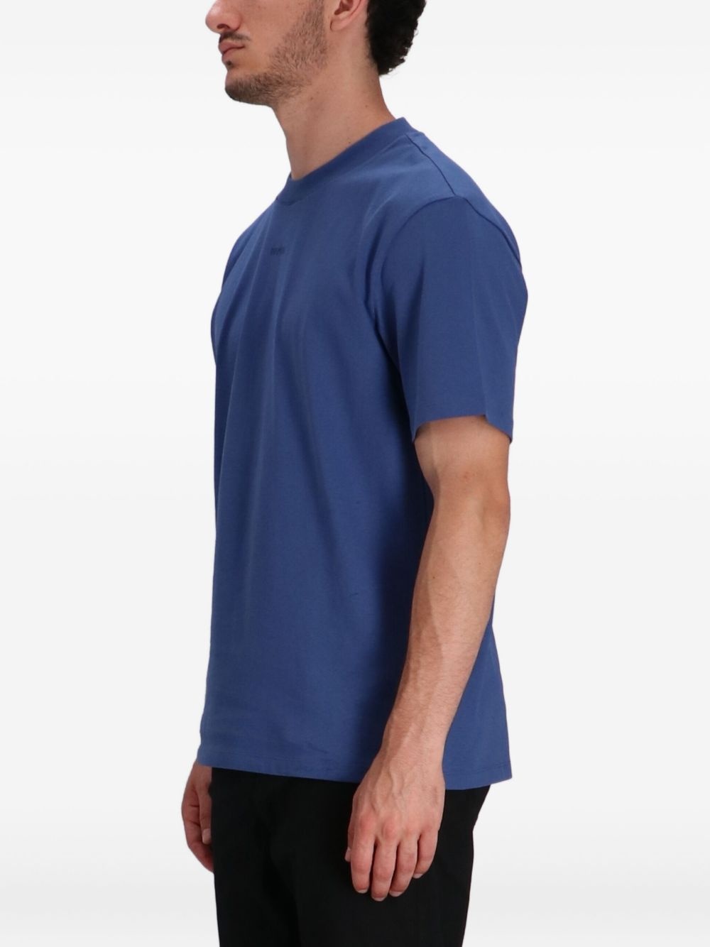 logo-print cotton T-shirt - 3