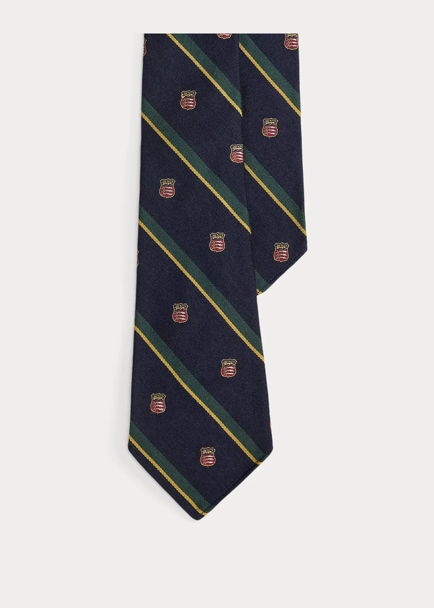 Vintage-Inspired Striped Club Tie - 1