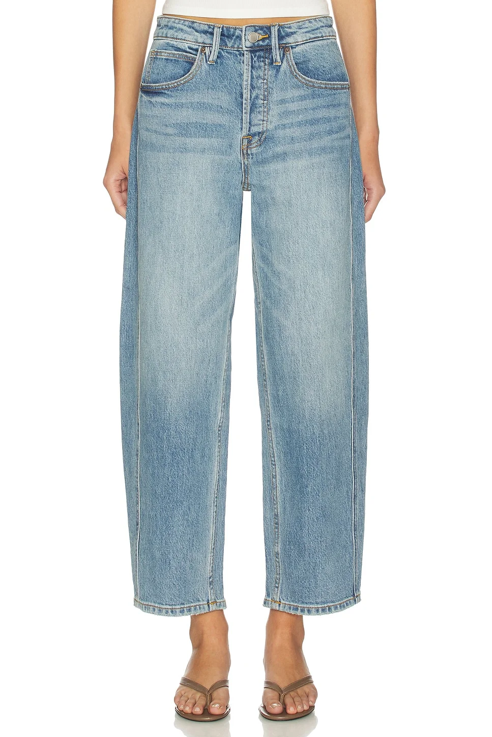 Vintage Barrel Ankle Jeans - 1