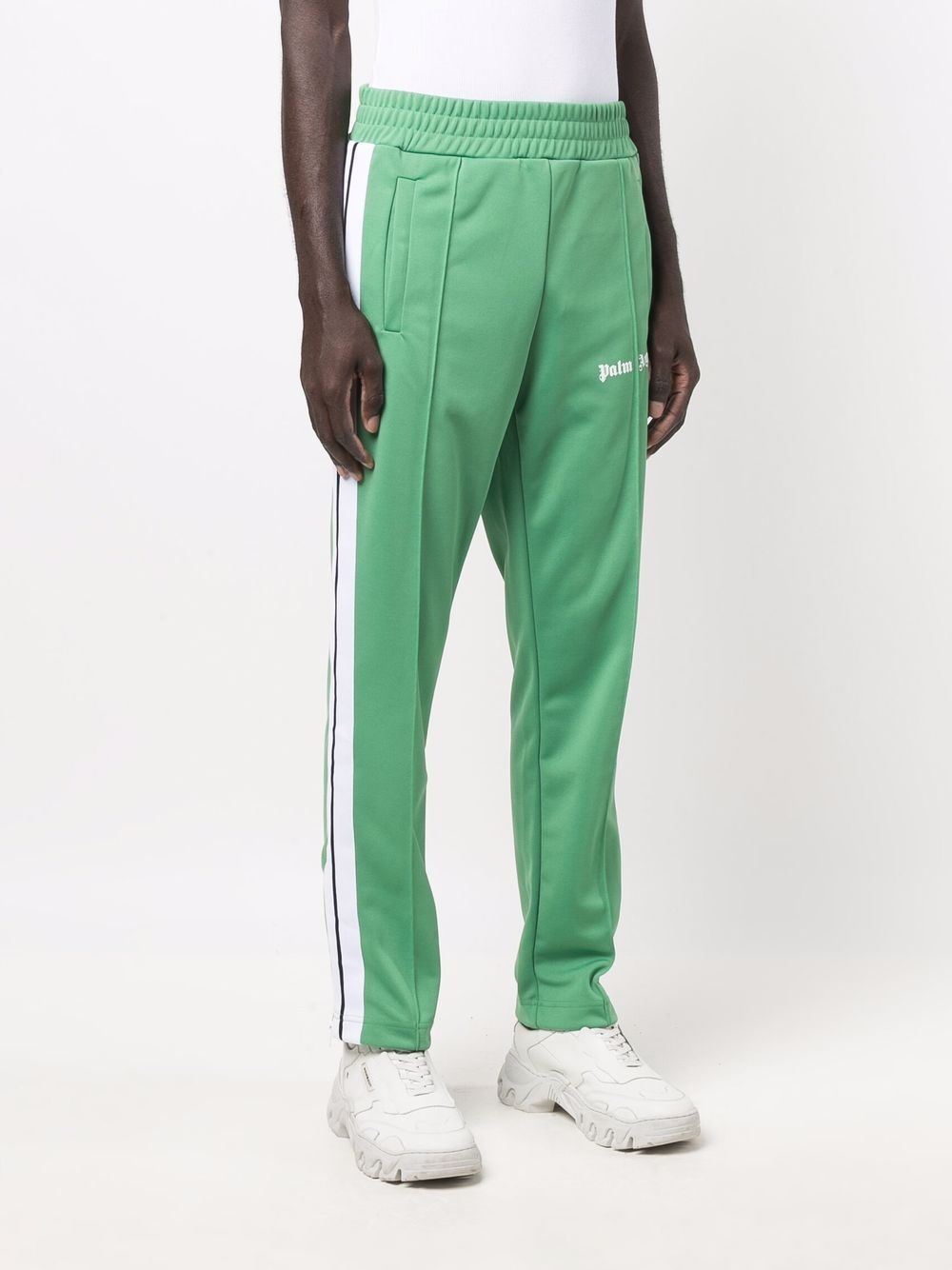 side-stripe logo-print track pants - 3