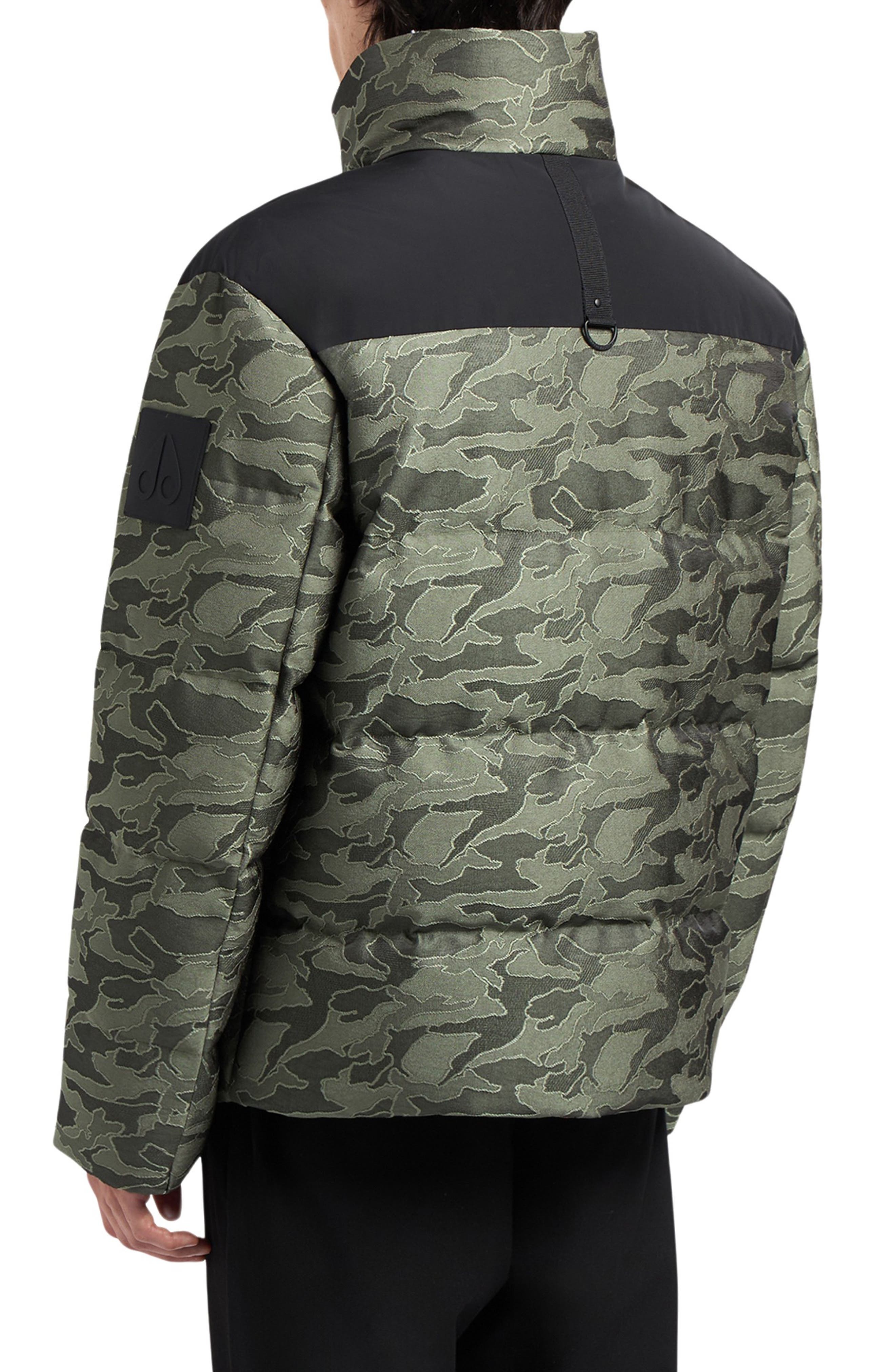 Moose Knuckles Kings Camo Jacquard Down Puffer Jacket in Moss Camo at Nordstrom - 2