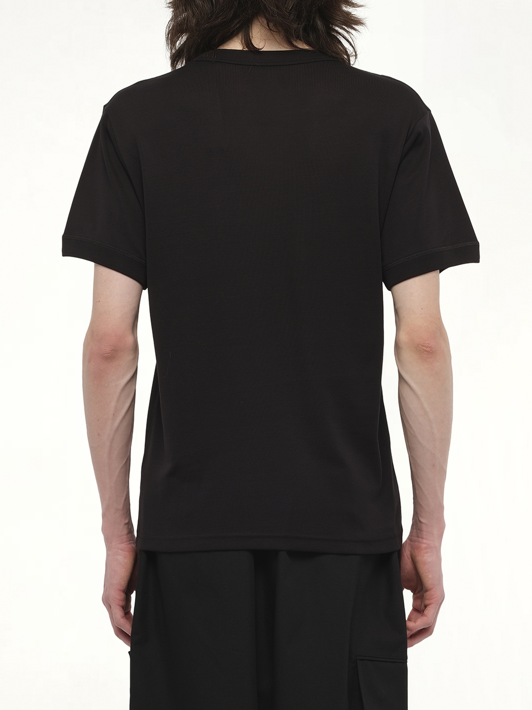 Slim Short Sleeve T-Shirt in Black - 6