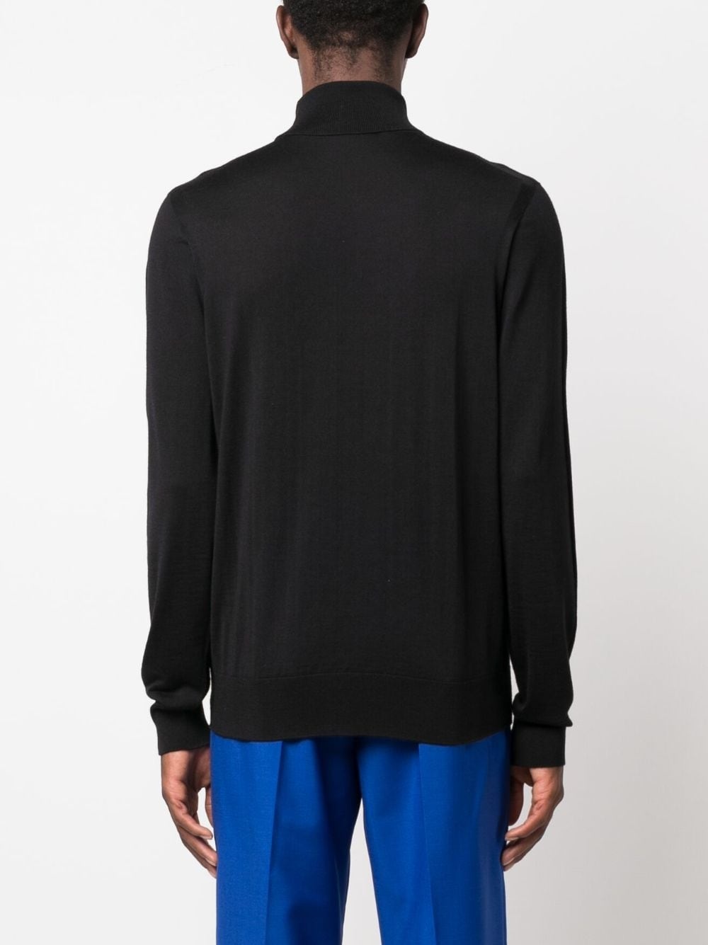 Medusa-patch roll-neck jumper - 4