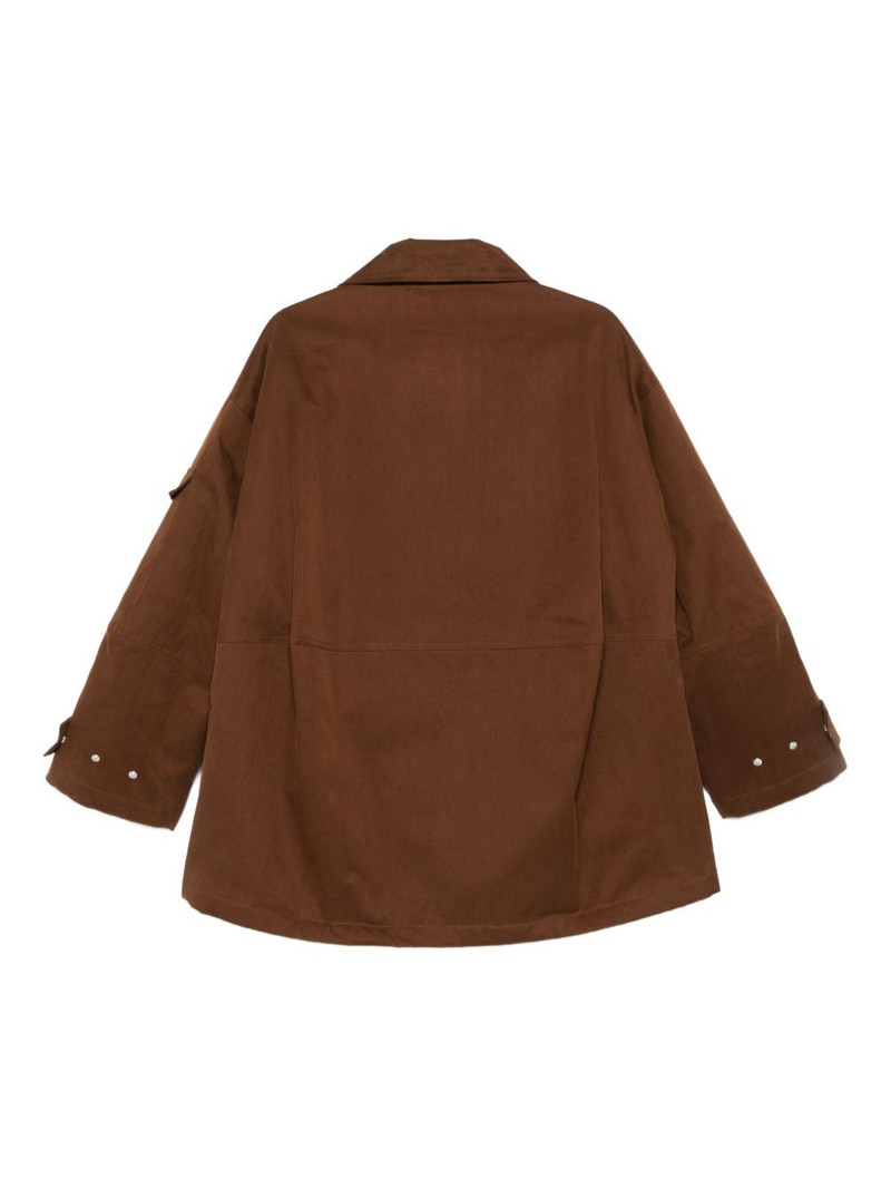 Plan C Delave twill military jacket outlook