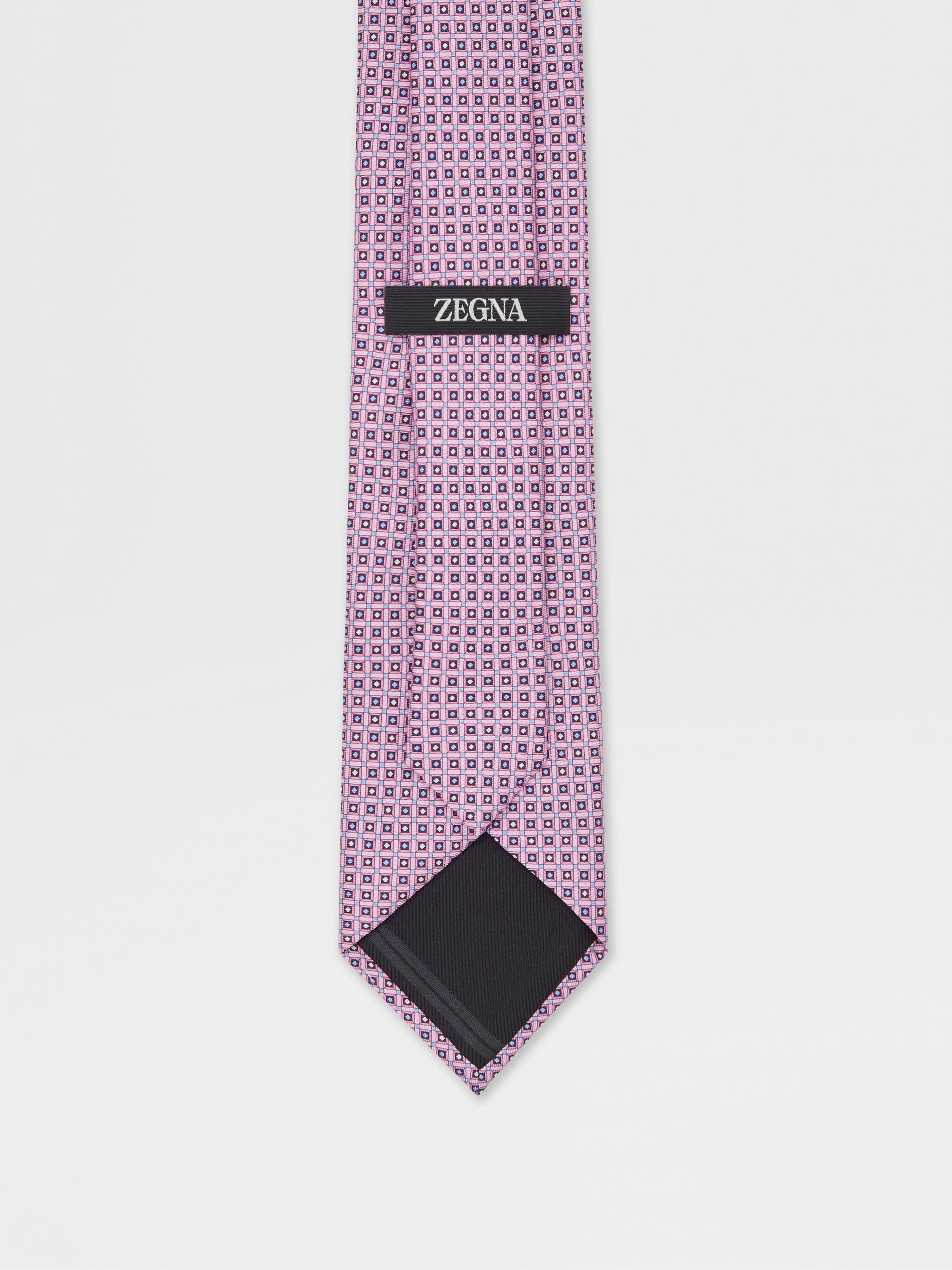 PINK SILK TIE - 3