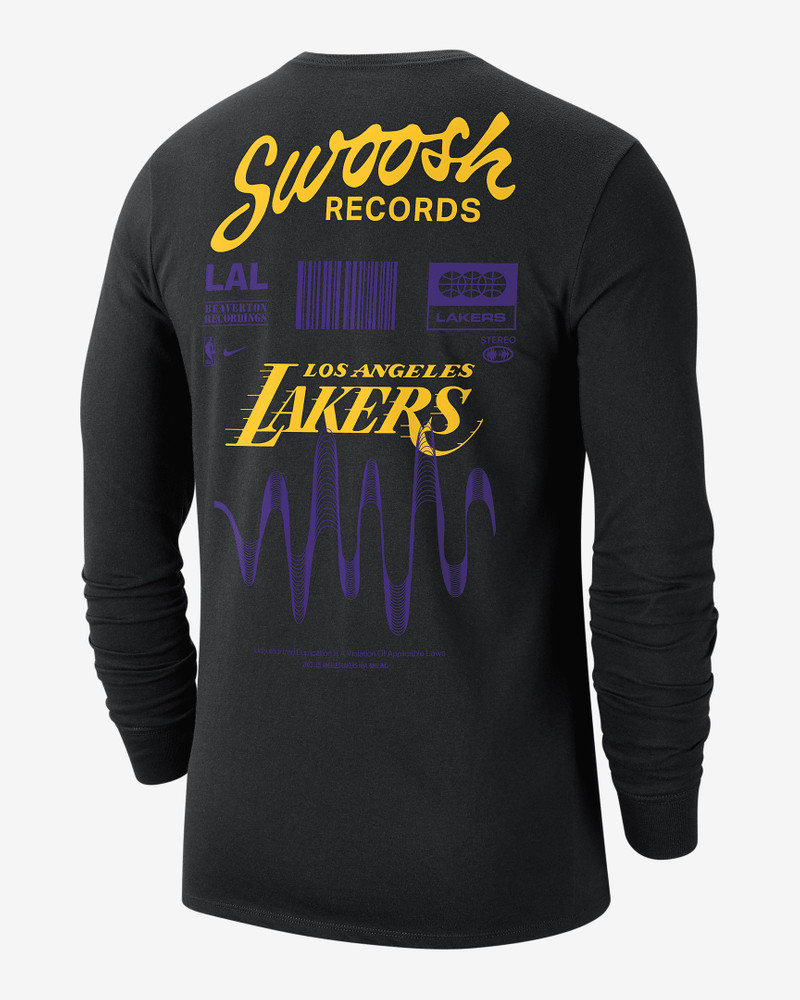 Nike Los Angeles Lakers Essential Nike Men's NBA Long-Sleeve T-Shirt outlook