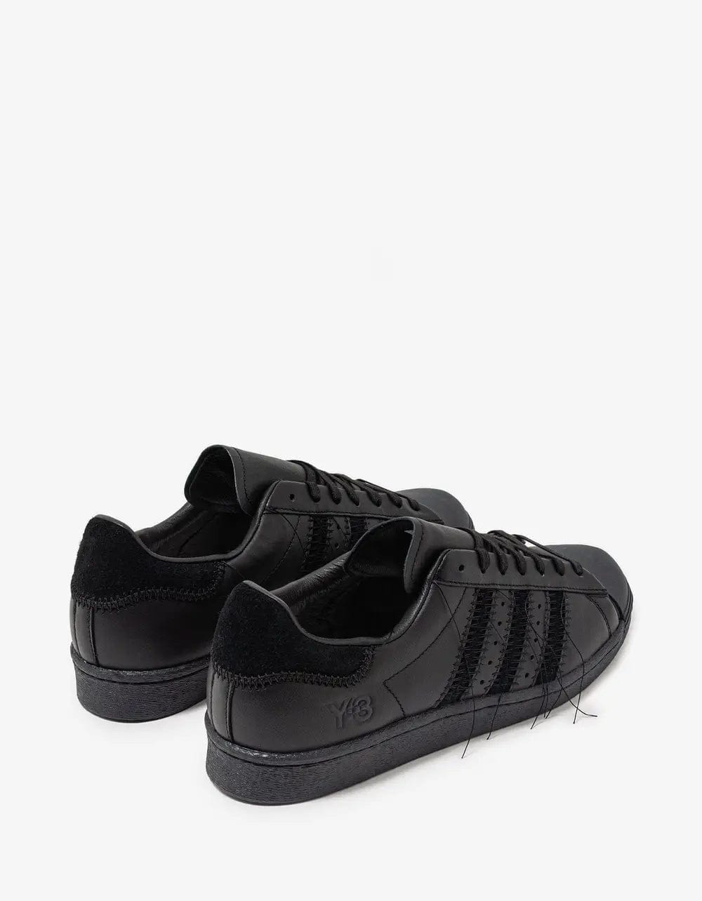 Y-3 Black Superstar Trainers - 5