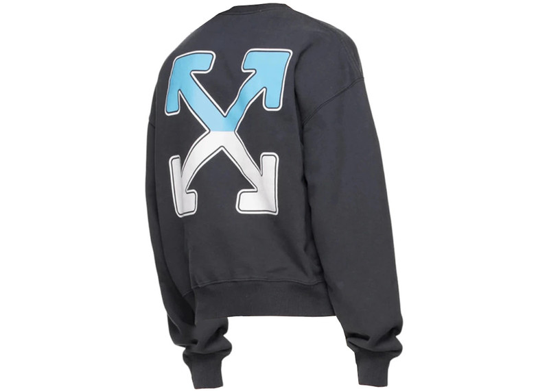 Off-White OFF-WHITE Between Arrow Oversized Crewneck Outerspace/White outlook