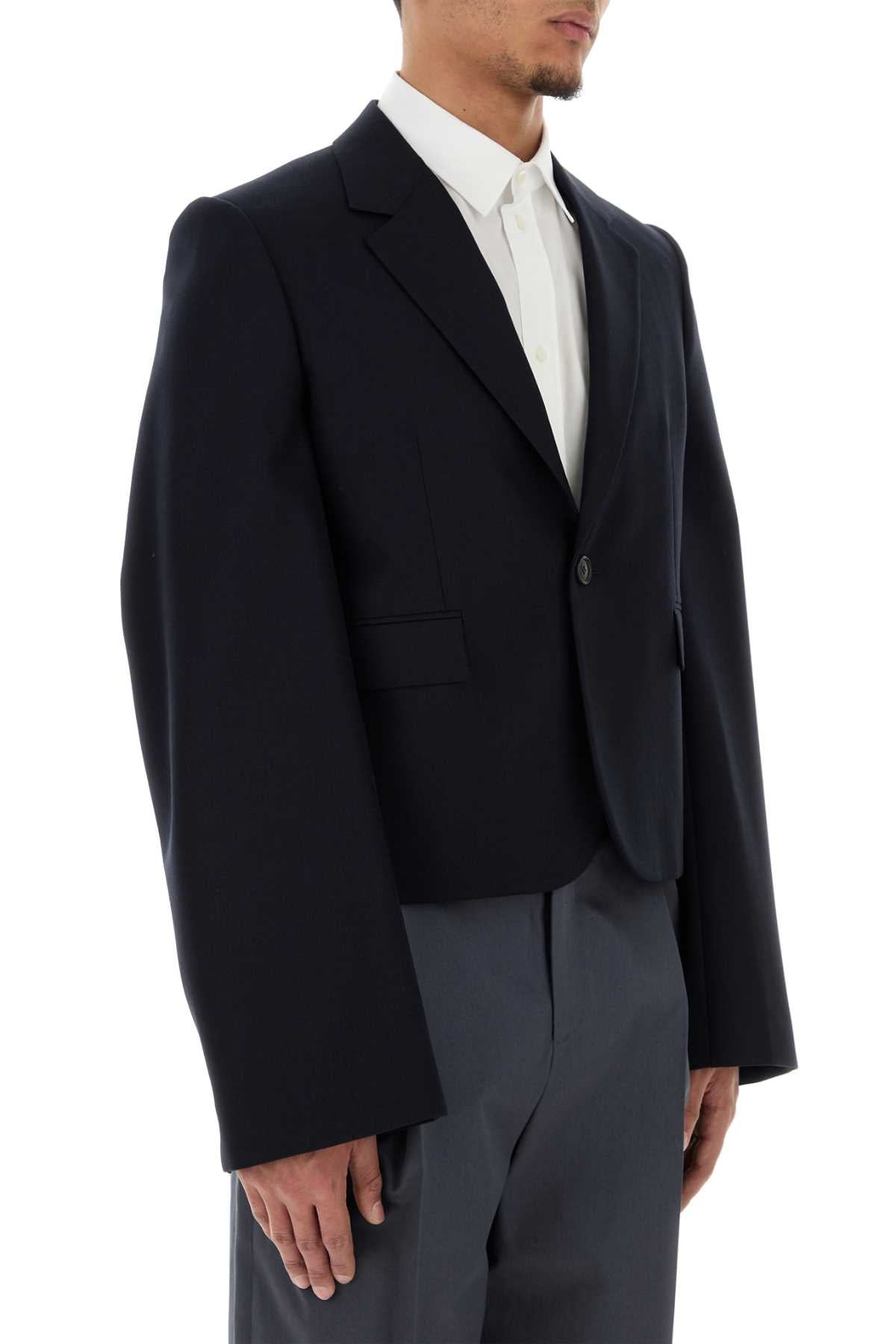 Loewe Men Midnight Blue Wool Blazer - 3
