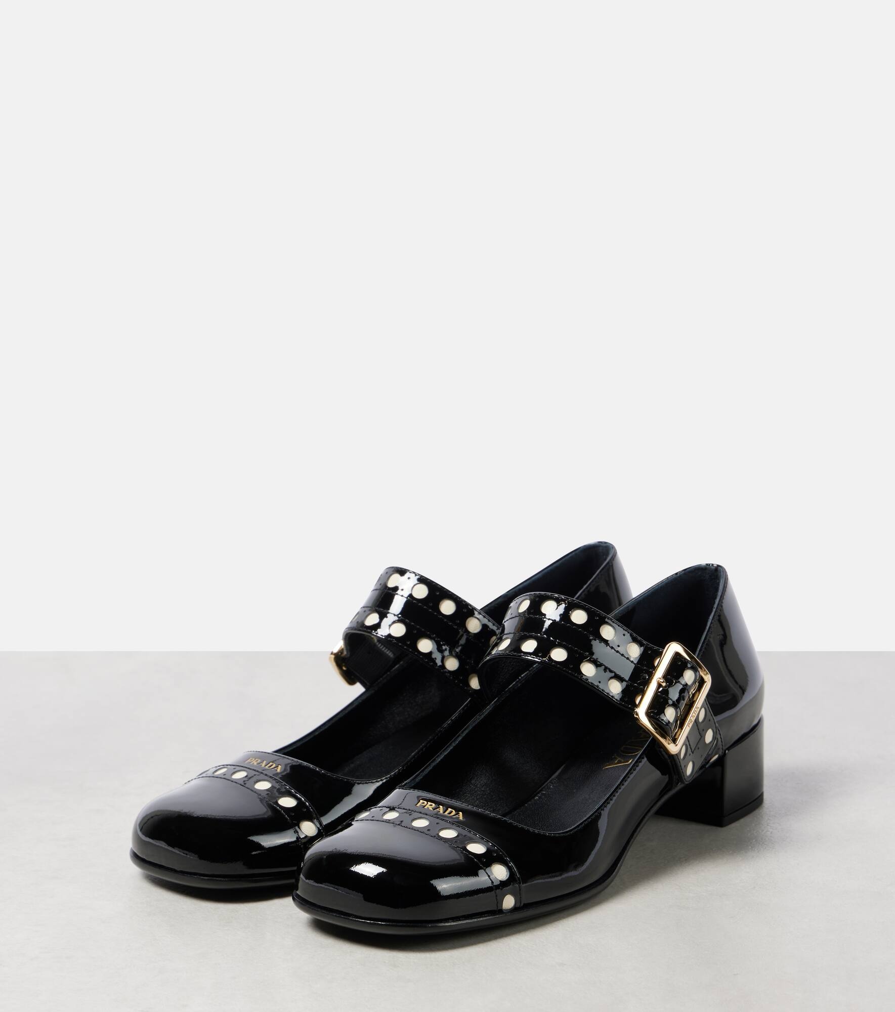 35 patent leather Mary Jane pumps - 4
