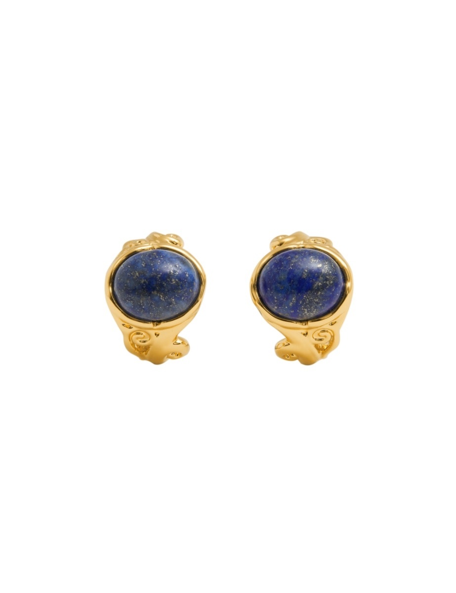 STONE SIGNET EARRINGS - 1