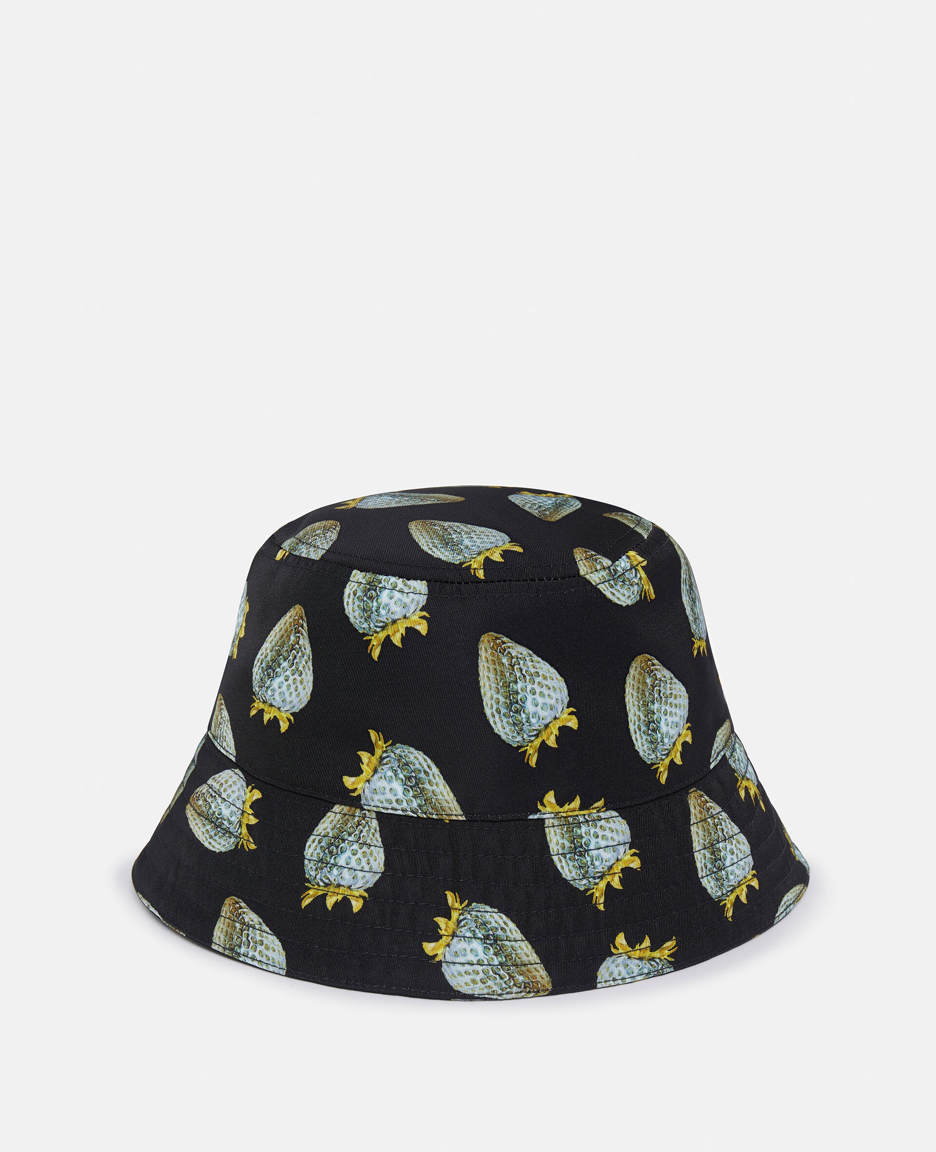 Strawberry-Print Regenerated Nylon Bucket Hat - 2
