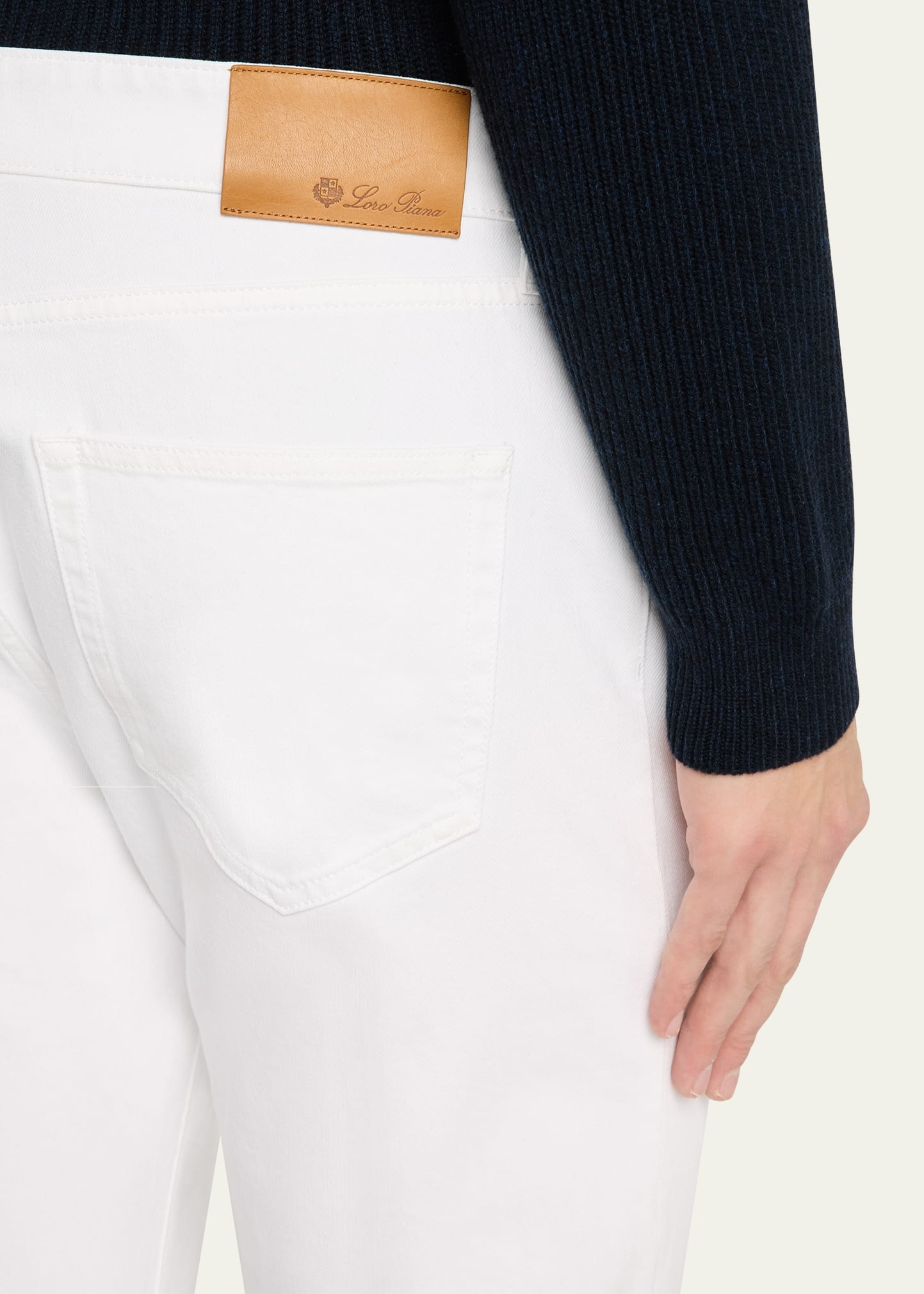 Men's Quarona Denim Five-Pocket Pants - 5