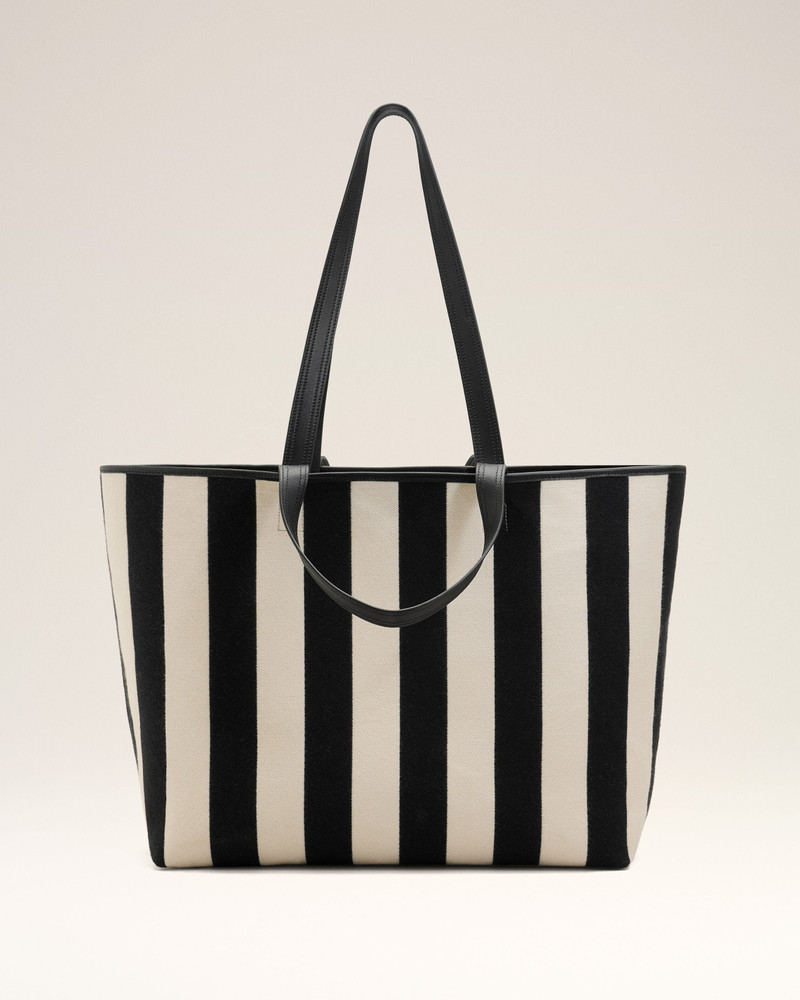 WHITE COTTON AMI DE COEUR SHOPPING BAG 4