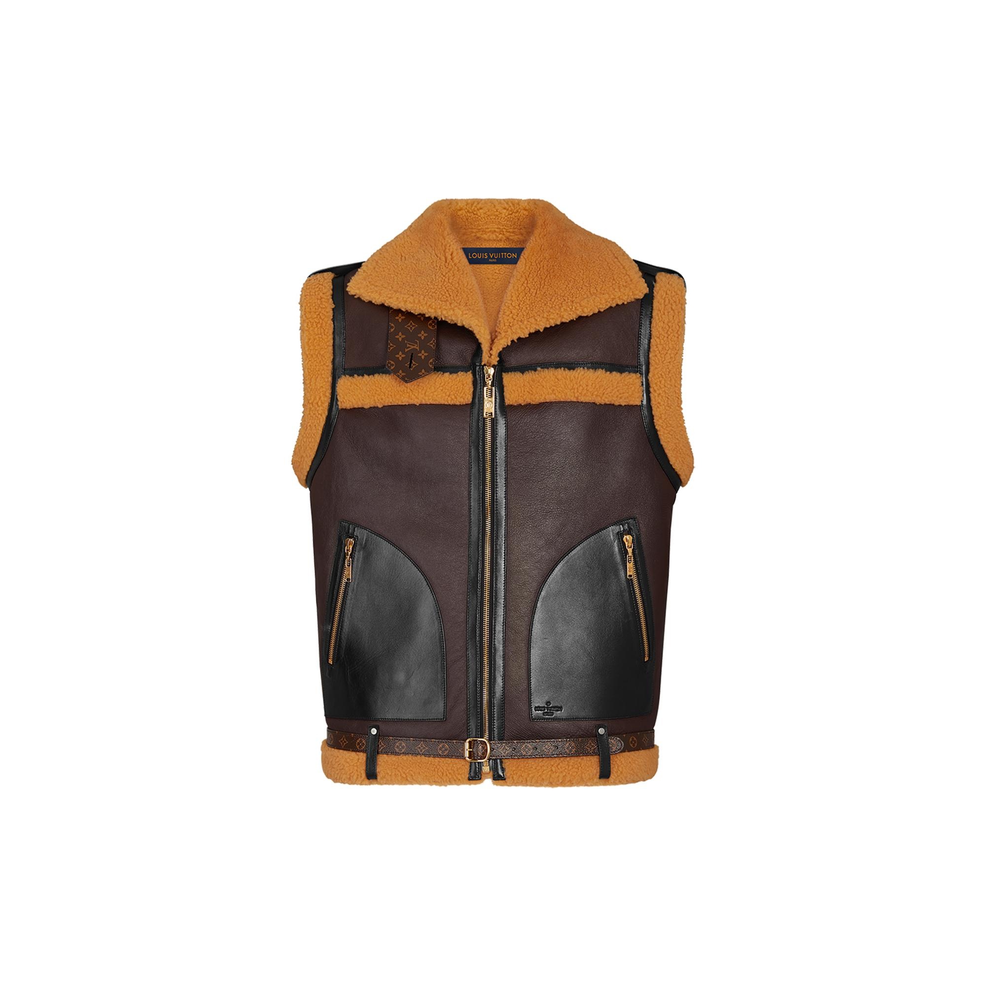 Shearling Aviator Gilet - 1