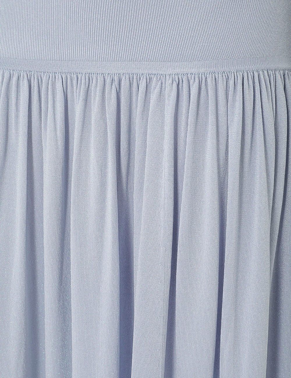NATURA METALLIC MIDI SKIRT - 6