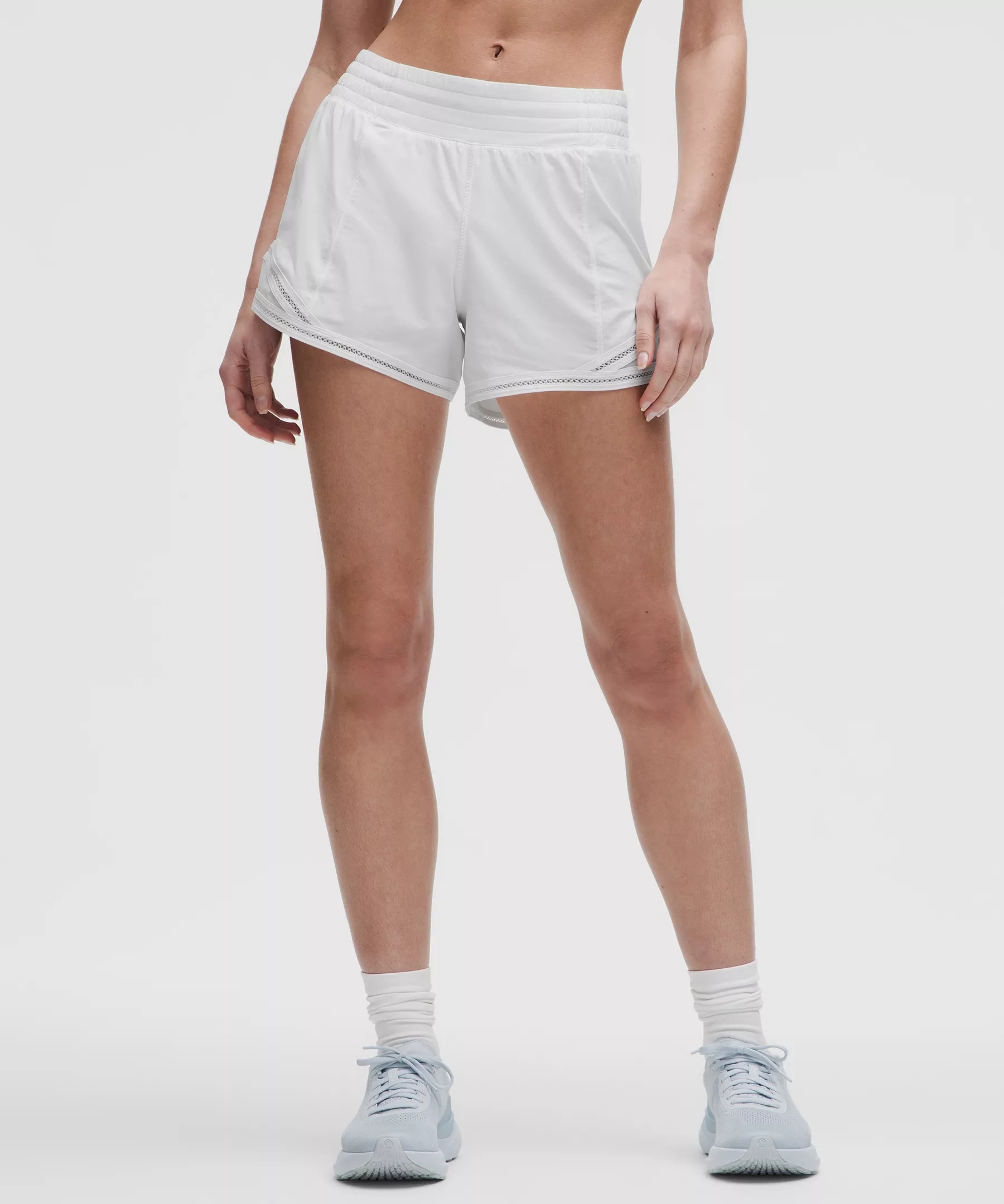 Hotty Hot High-Rise Lined Short 4" *Lace Trim - 2