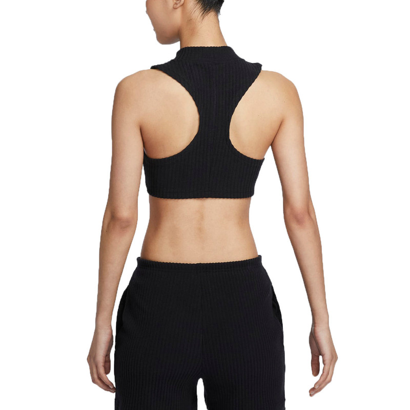 Nike (WMNS) Nike Sportswear Chill Knit Tank Top (Asia Sizing) 'Black' FN3678-010 outlook