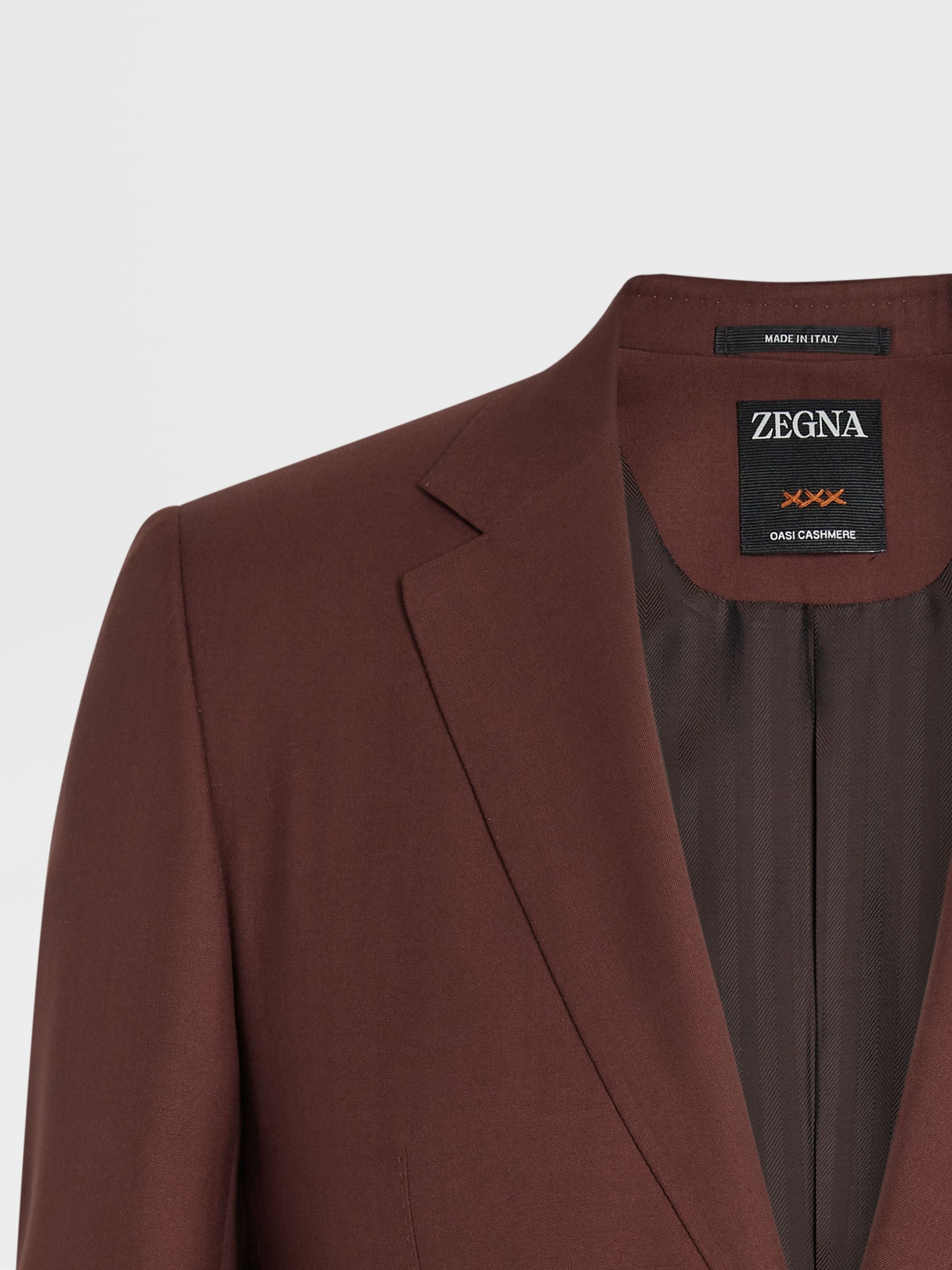 BRICK RED OASI CASHMERE SUIT - 3
