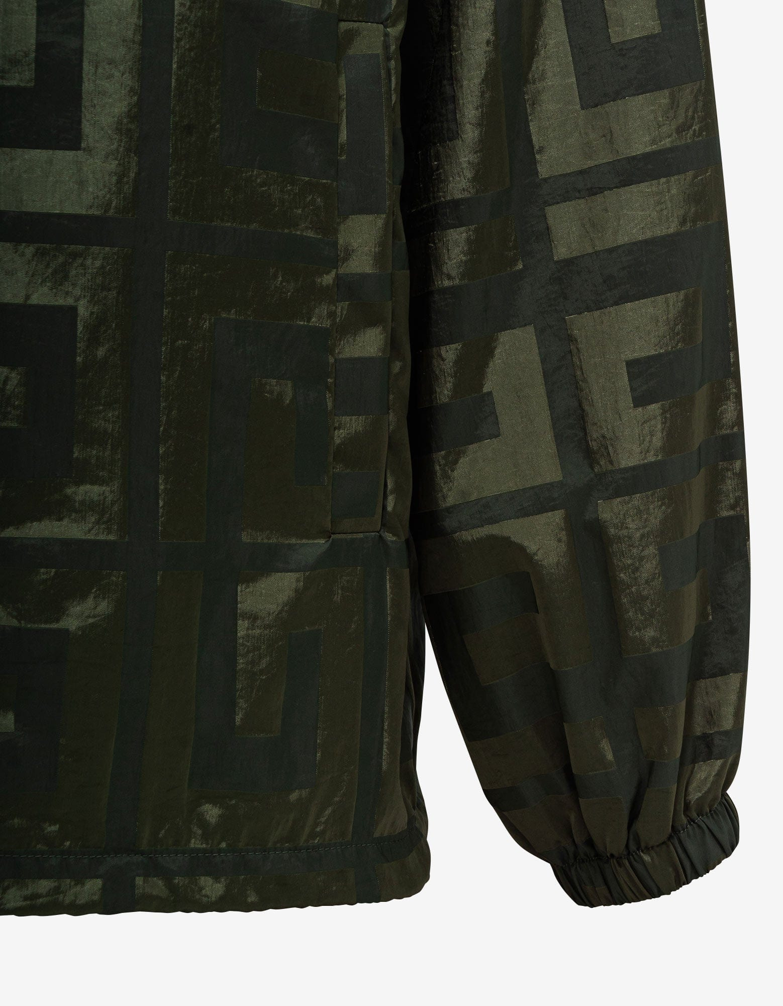 Givenchy Green 4G Pattern Windbreaker - 5