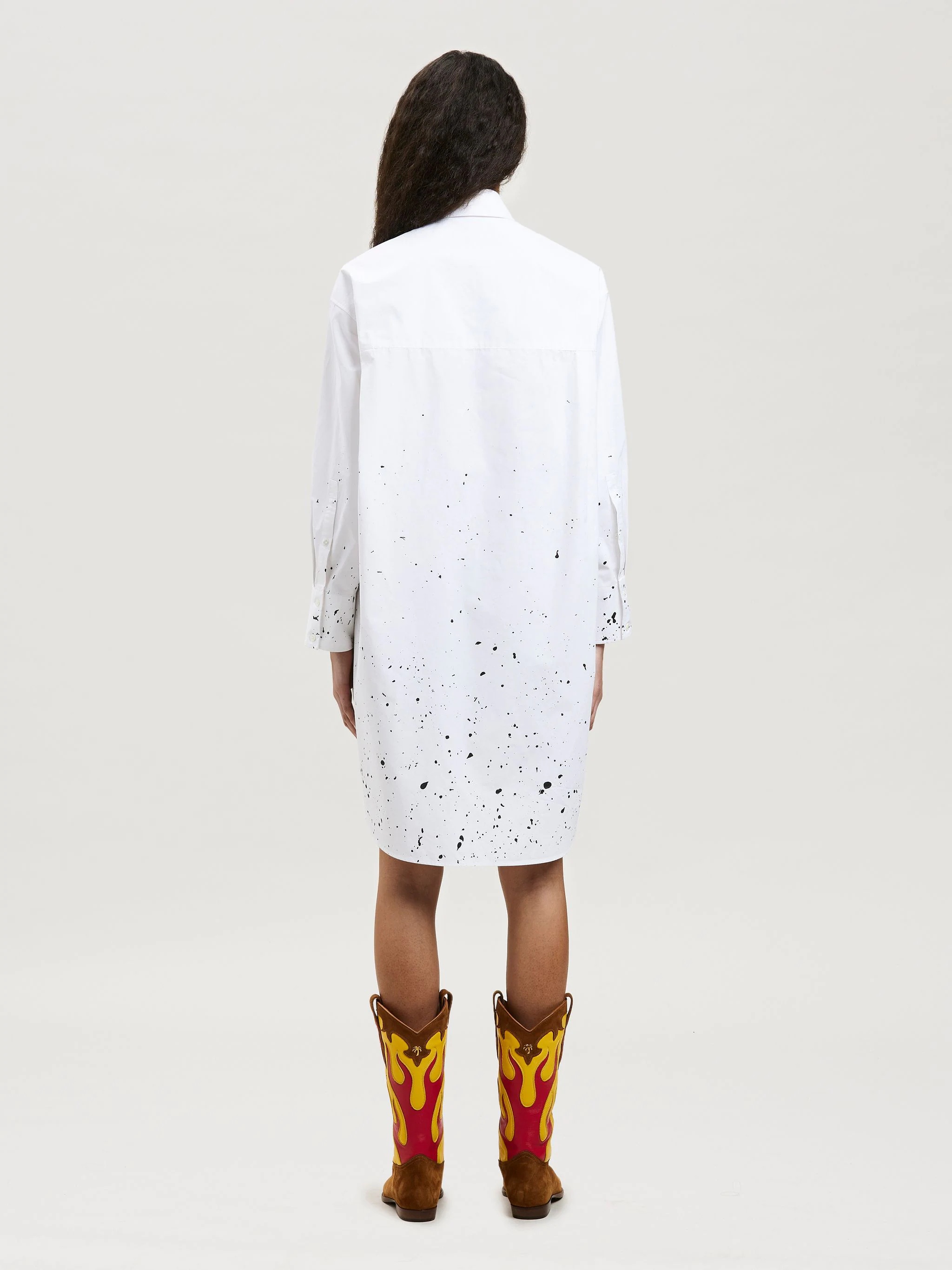 PXP PAINTED SHIRT DRESS - 5