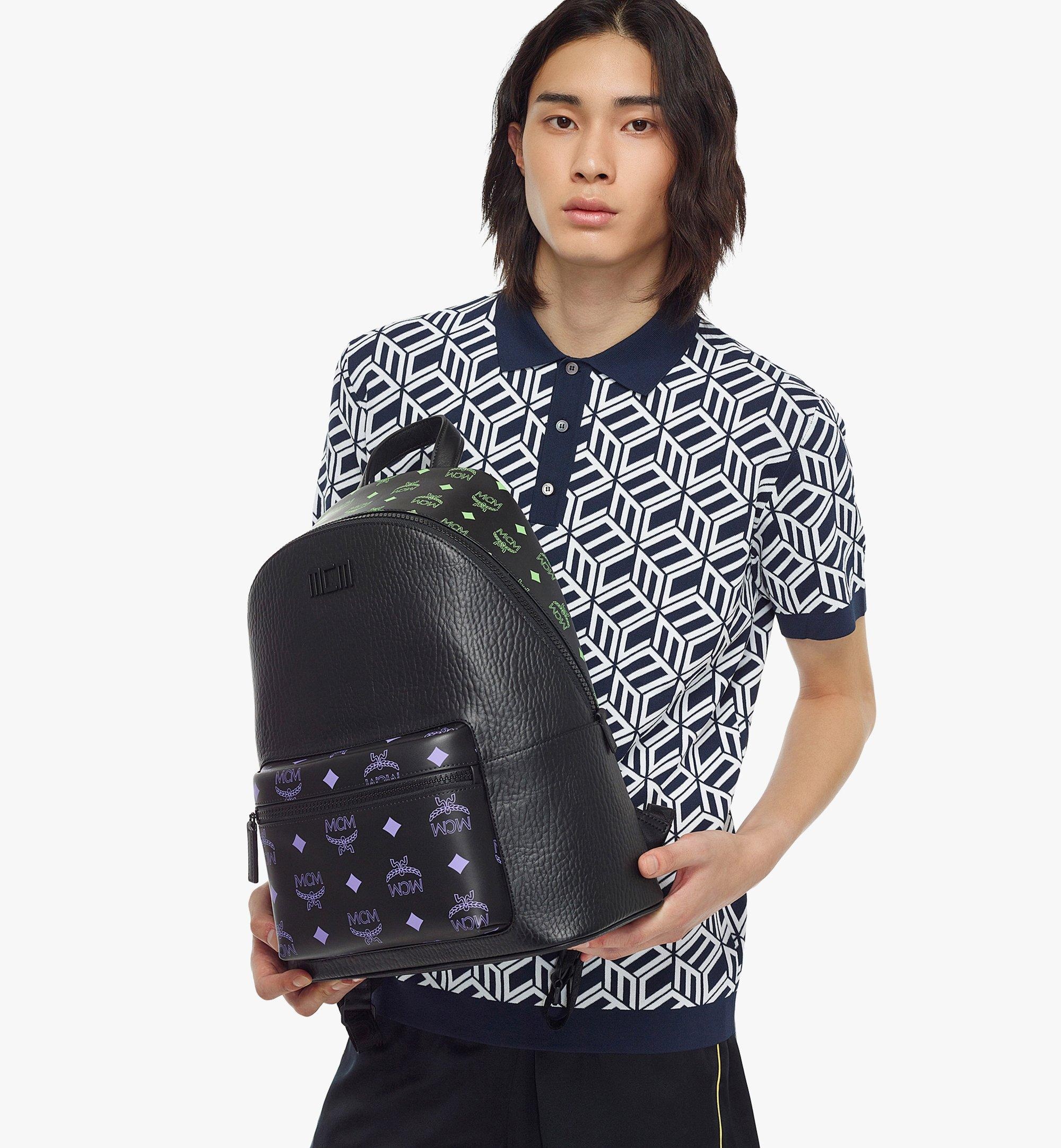 Stark Backpack in Color Splash Logo Leather - 6