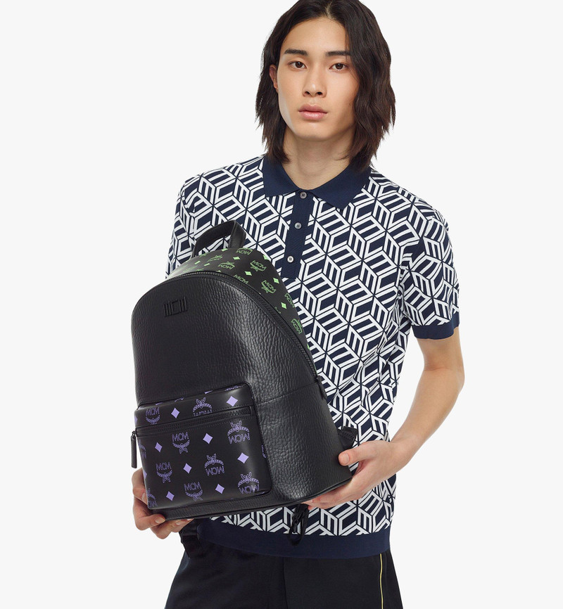 Stark Backpack in Color Splash Logo Leather 6