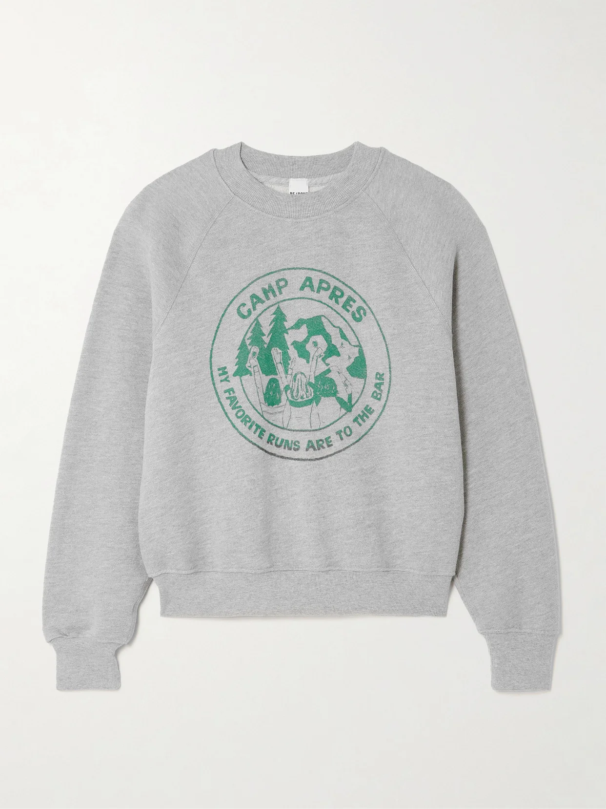 Printed Cotton-jersey Sweatshirt - 1