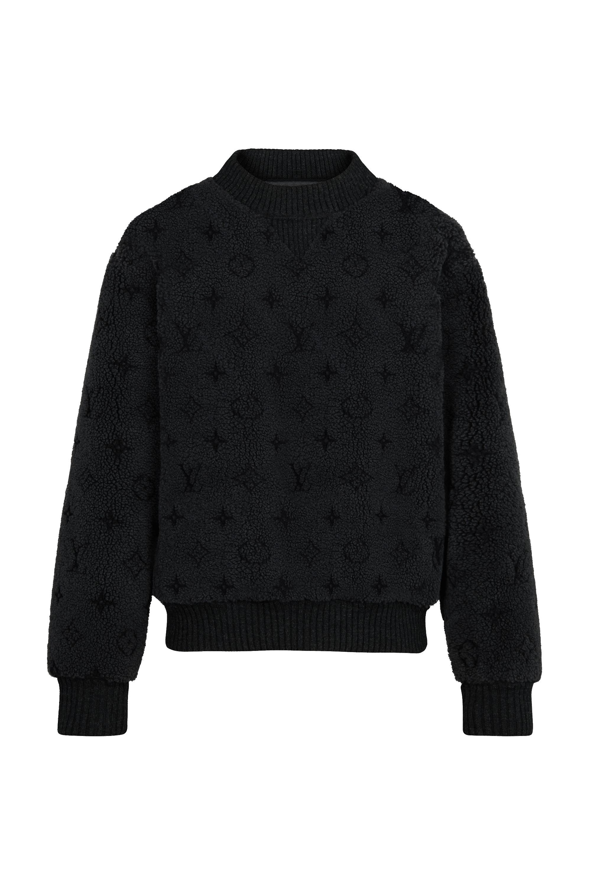 Monogram Shearling Crewneck - 1