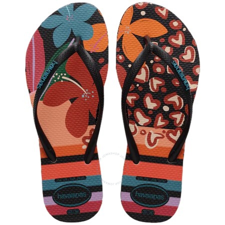 Havaianas - Havaianas Slim Patchwork Stripe Flip Flops - 3