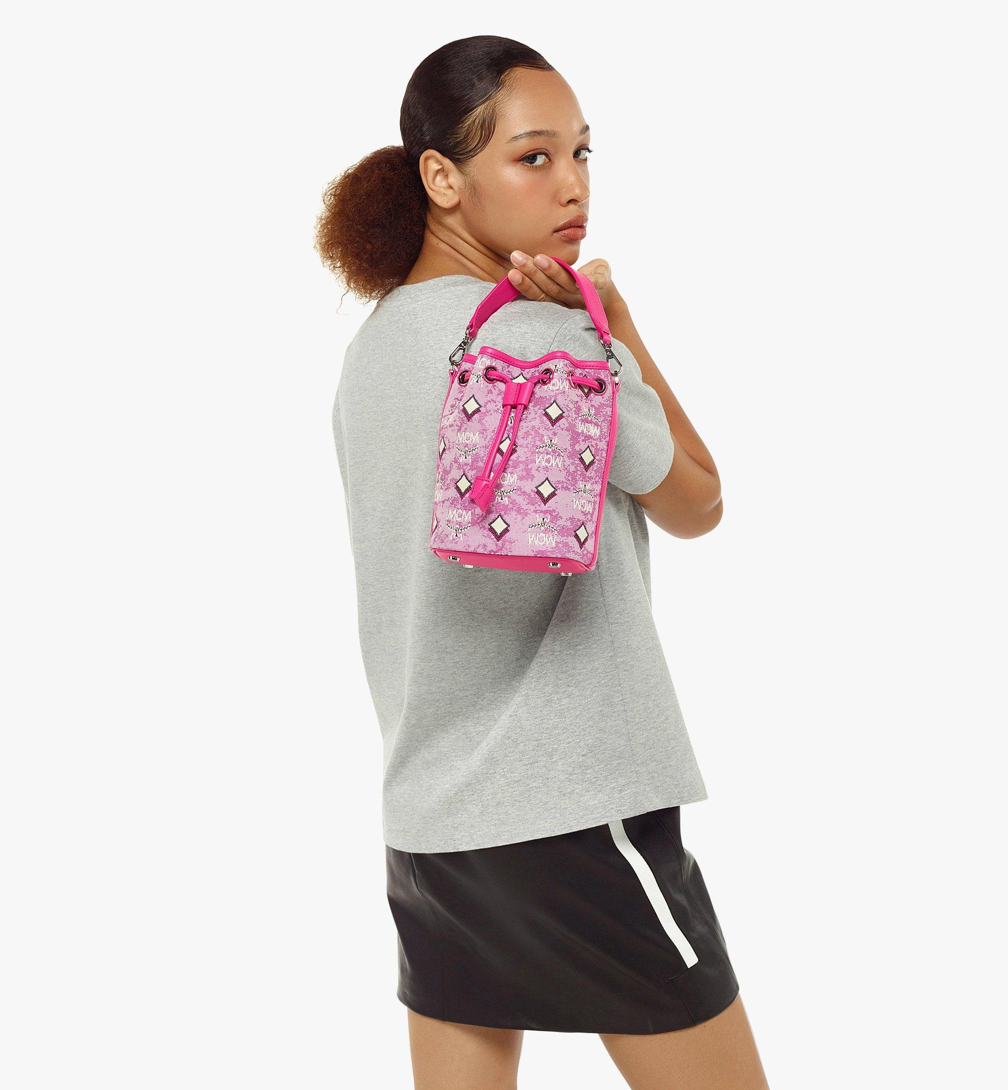 Dessau Drawstring Bag in Vintage Monogram Jacquard - 6