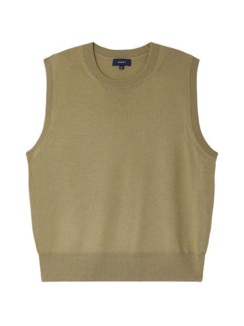 Fargo knitted vest 1