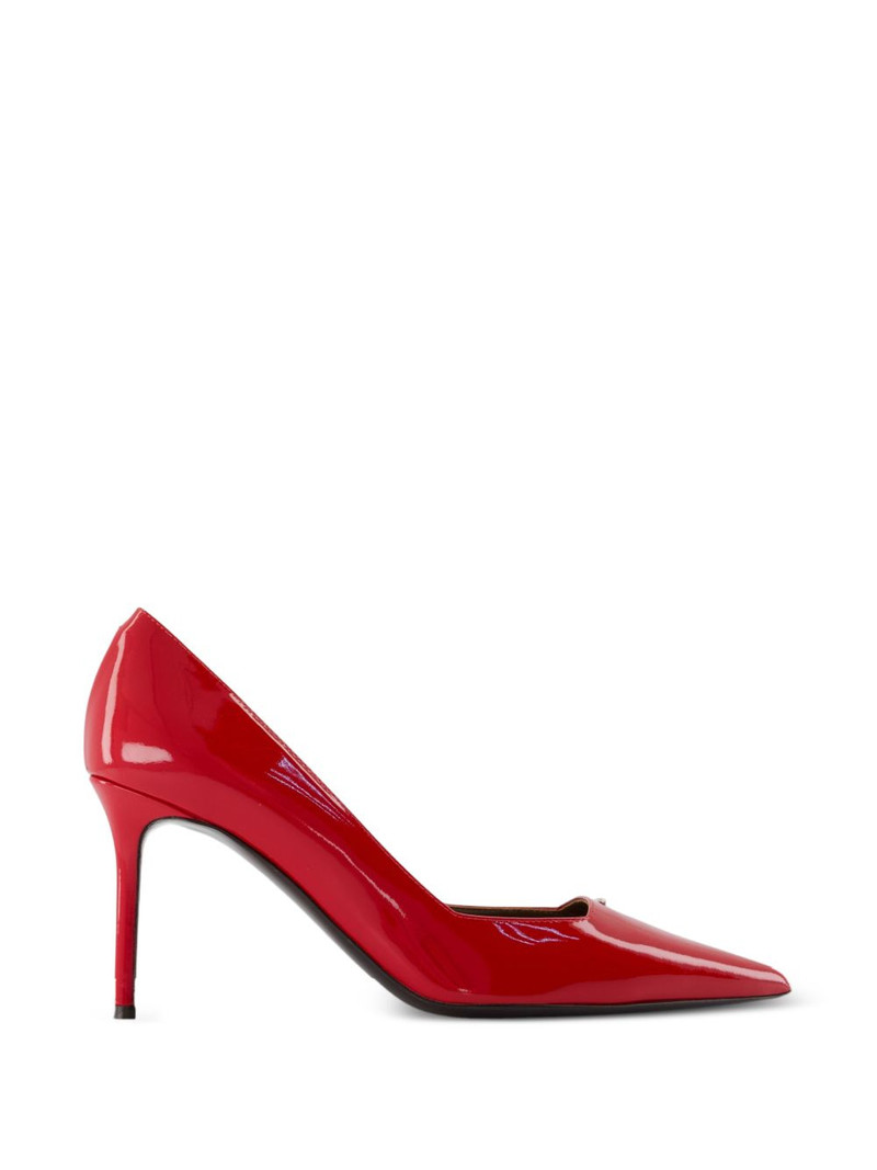 Vague pointed leather pumps 1