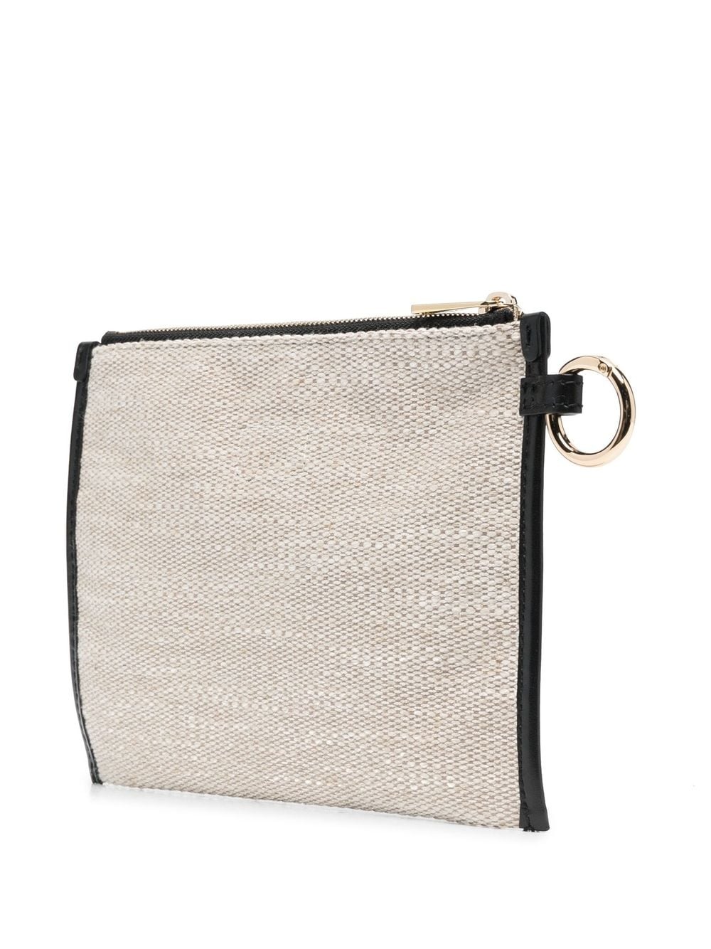 logo-print clutch bag - 3