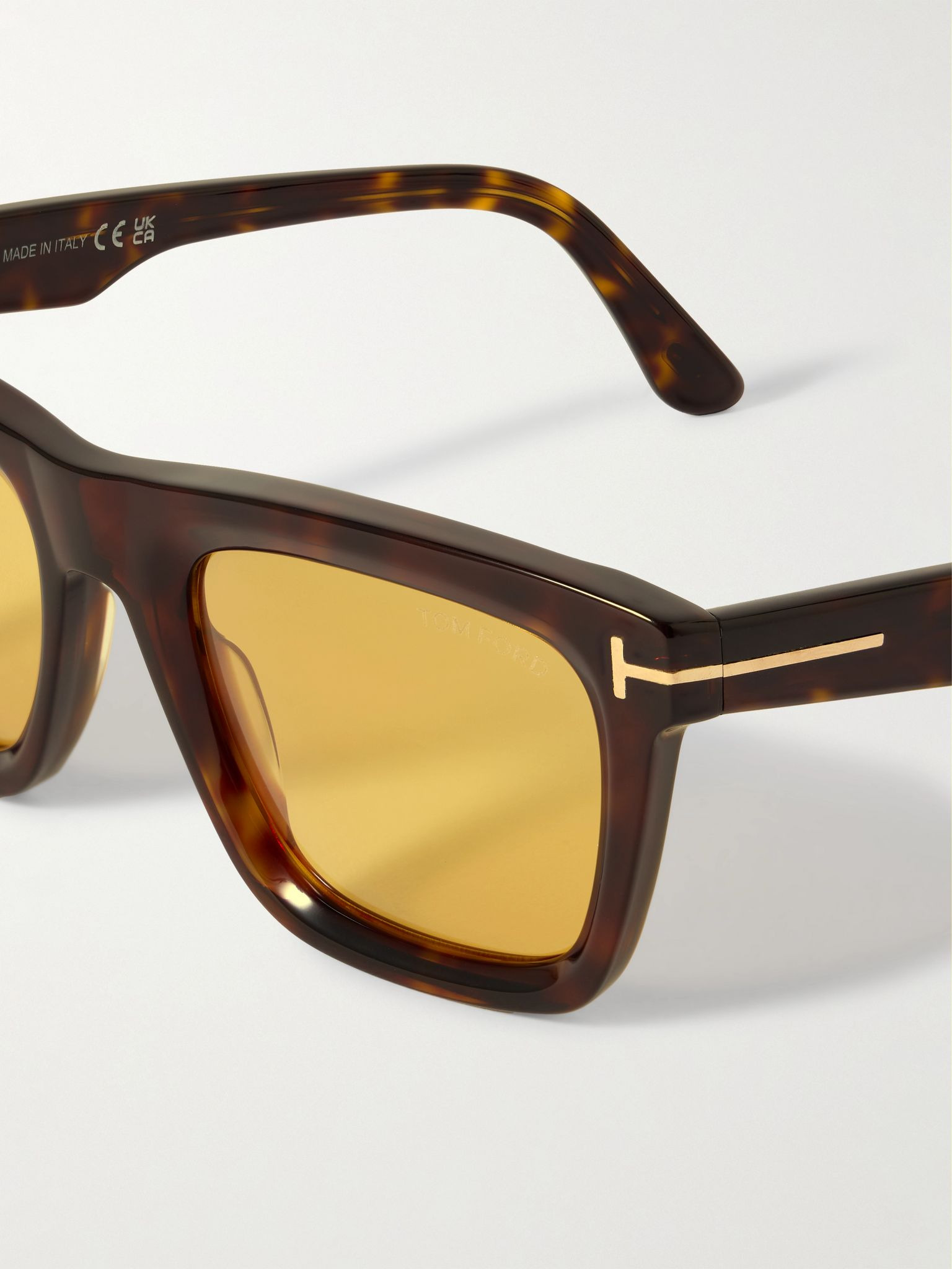 Lelio Square-Frame Tortoiseshell Acetate Sunglasses Tortoiseshell - 3
