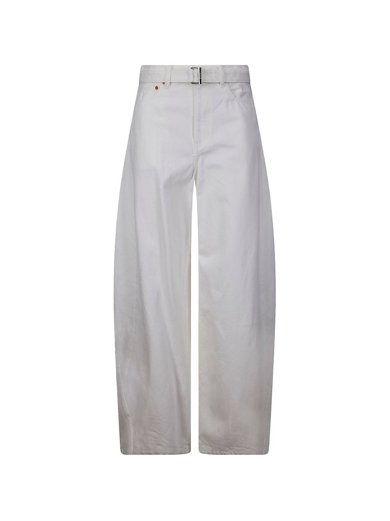 belted denim trousers 1