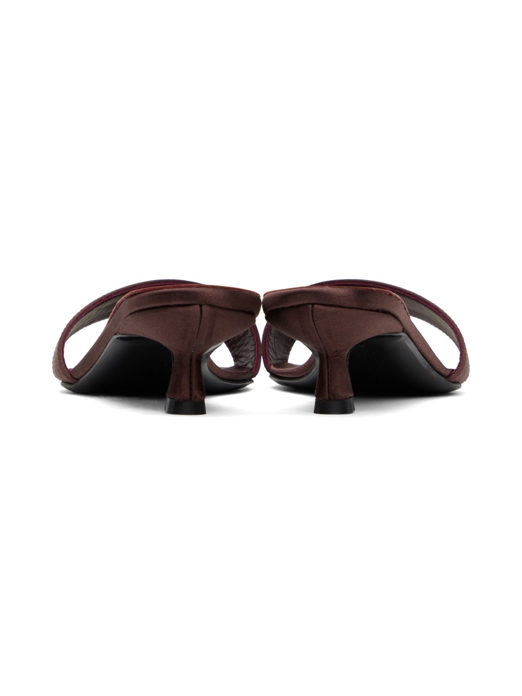 Burgundy Elys Mules - 2