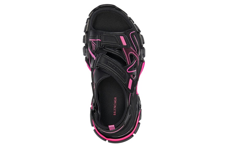 (WMNS) Balenciaga Track Sandal 'Black Pink' 617543W3AJ11050 - 4