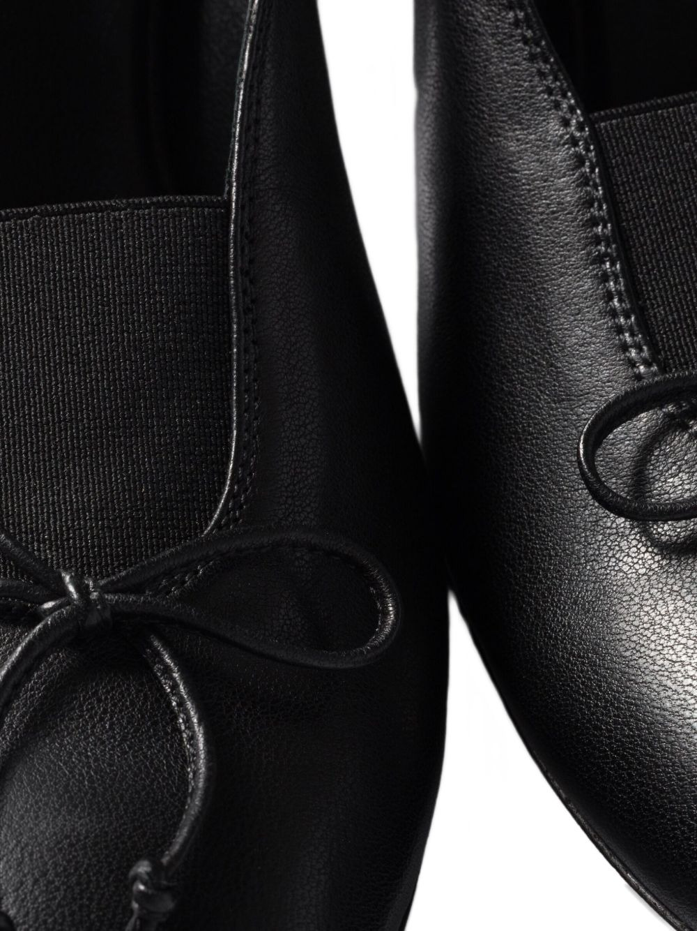 65mm bow-detail block-heel pumps - 4