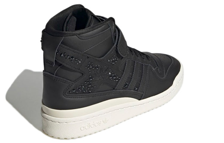 (WMNS) adidas Forum 84 High 'Black Sparkle' H05053 - 4