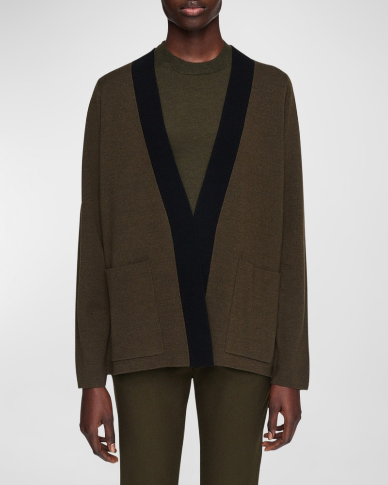 JOSEPH Open-Front Knit Cardigan outlook