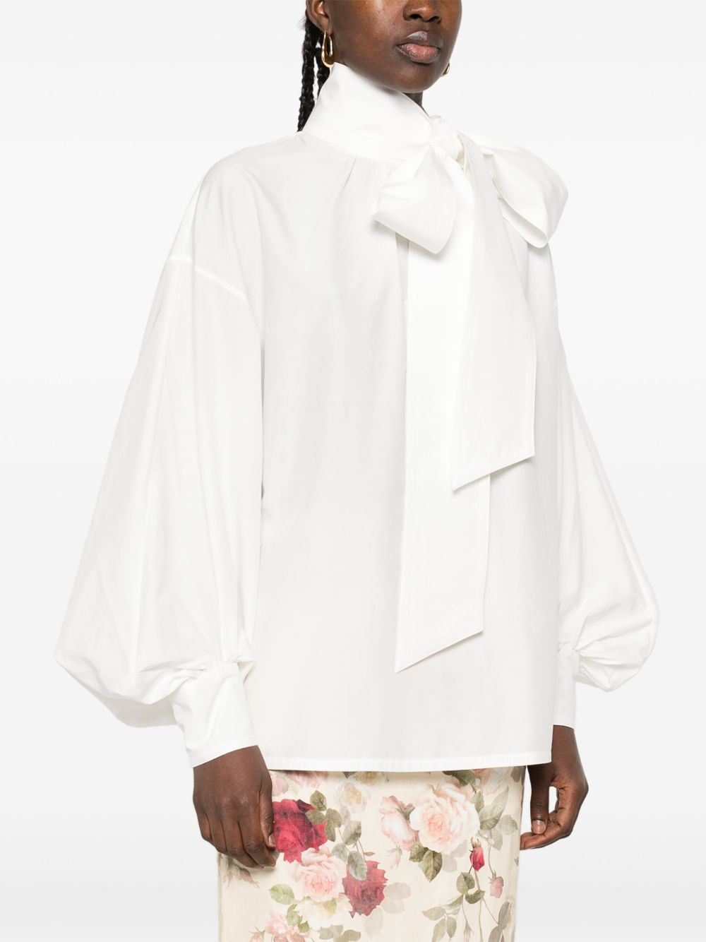tie-waist blouse - 3