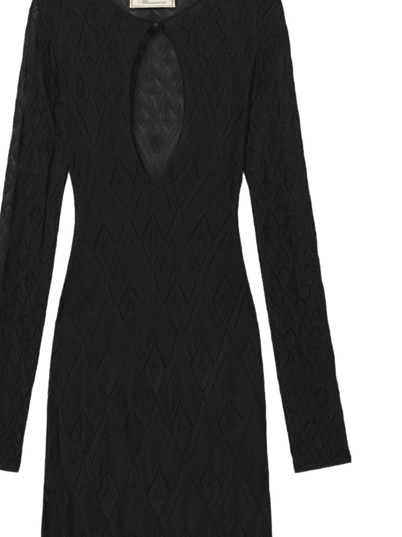 Blumarine cut-out detail maxi dress outlook