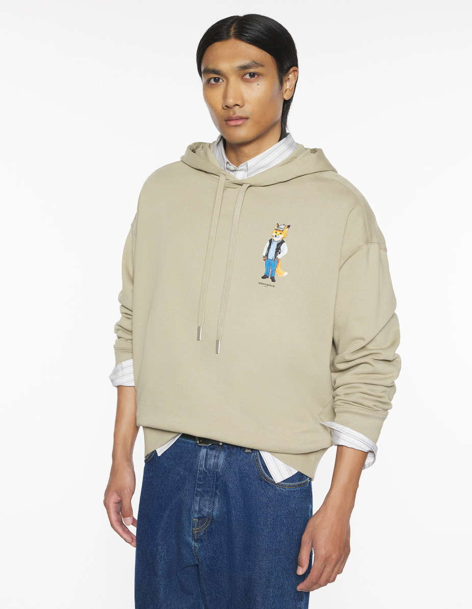 DRESSED FOX OVERSIZE HOODIE - 3