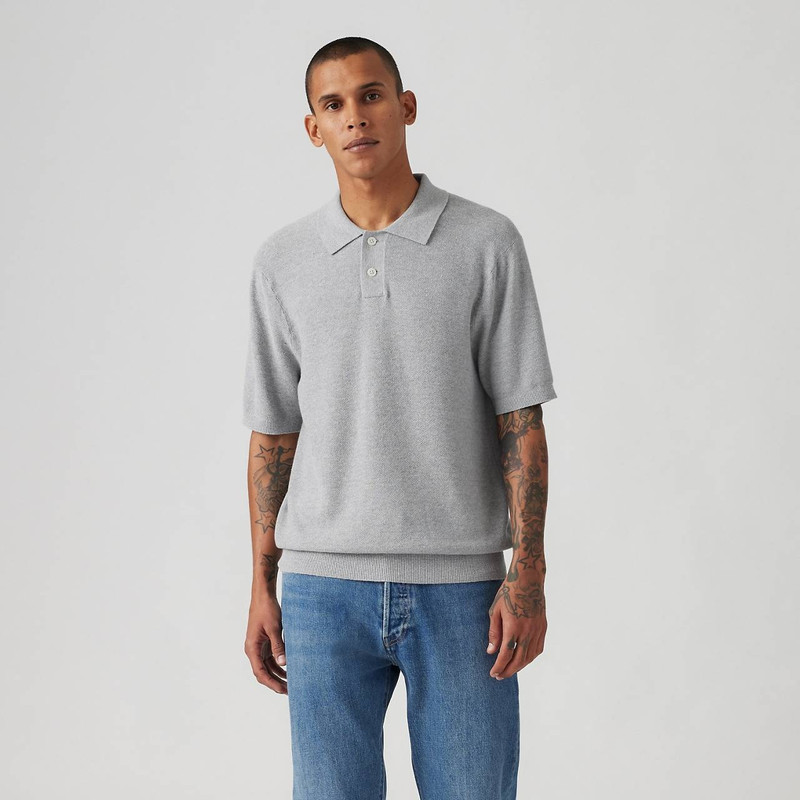 SWEATER KNIT POLO SHIRT 2
