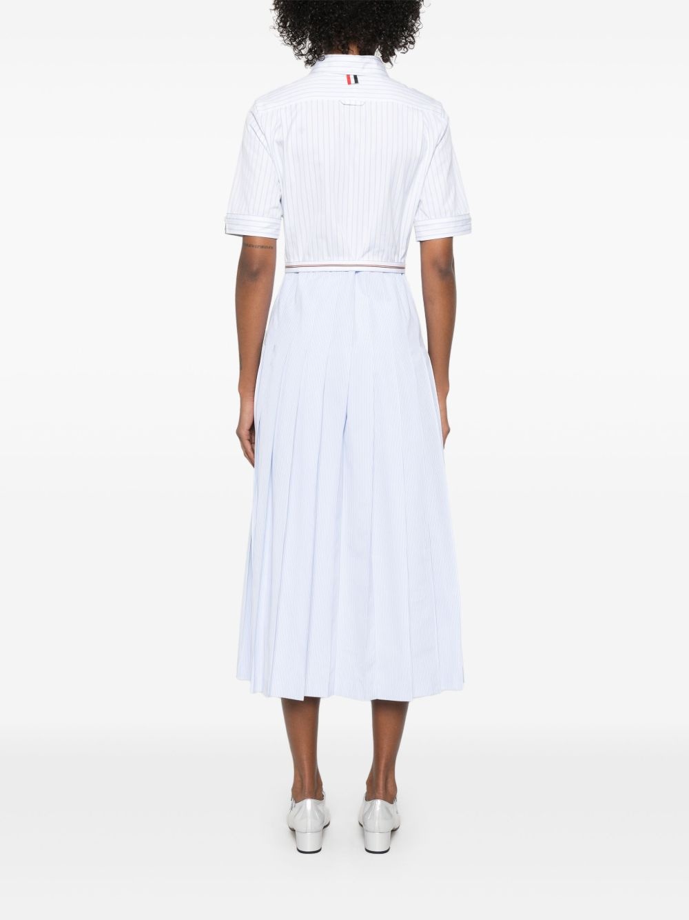 striped midi dress - 4