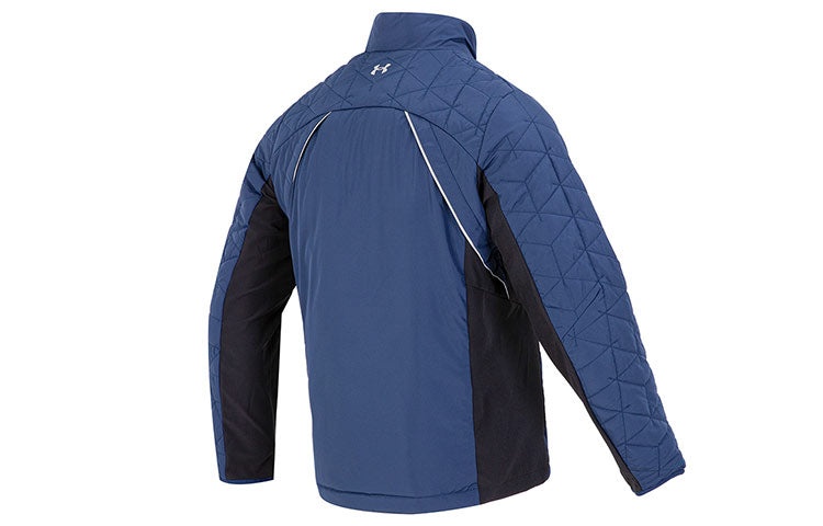Under Armour UA ColdGear Reactor Storm Hybrid Full Zip Golf Jacket 'Blue' 1364642-408 - 2
