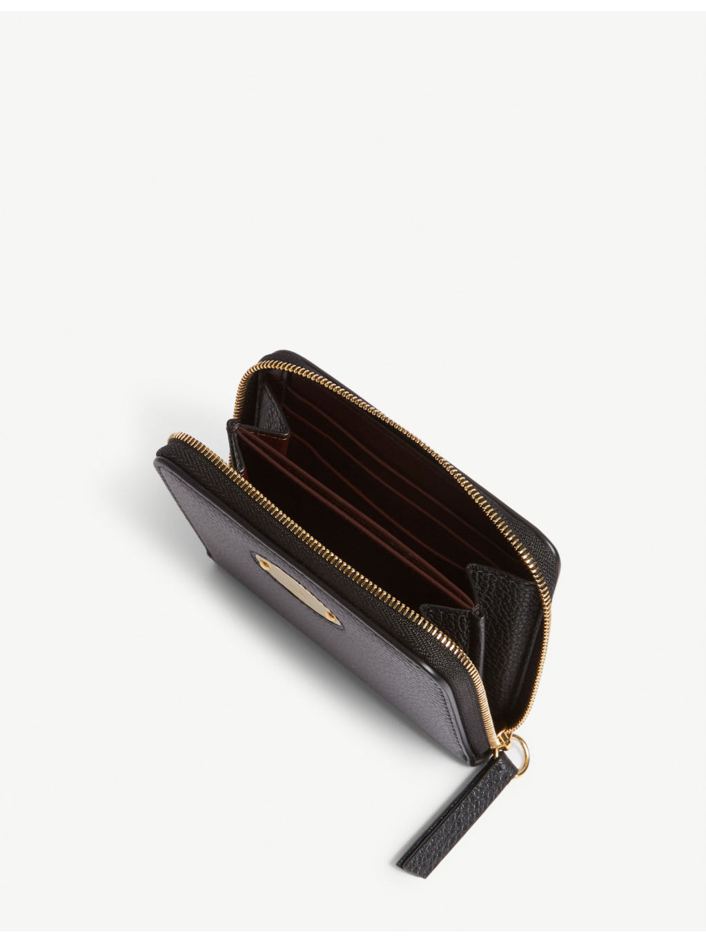 Leather plaque wallet - 4